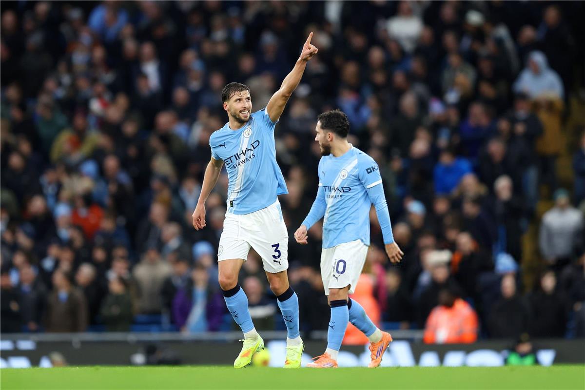 عاجل.. فيديو | صاروخية.. روبن دياز يسجل هدف مانشستر سيتي الأول أمام سندرلاند