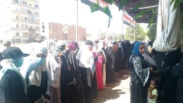 عاجل.. مشاركة لافتة للسيدات في انتخابات الدوائر الملغاة بأسوان