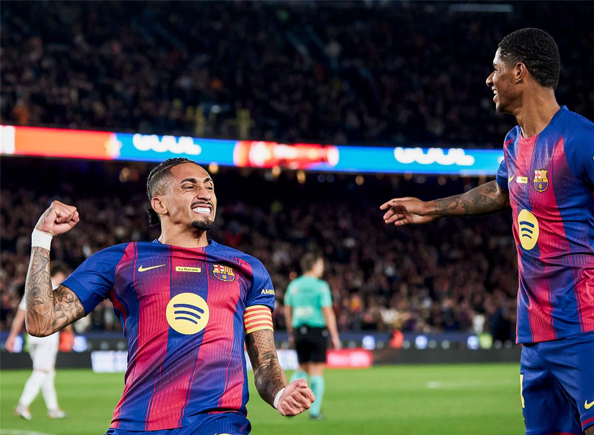 عاجل.. فيديو | رافينها يسجل هدف برشونة الثاني أمام أوساسونا