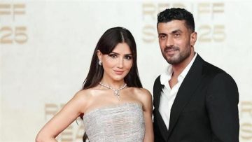 عاجل.. محمد سامى ومى عمر وشقيقته ريم سامى على ريد كاربت مهرجان البحر الأحمر