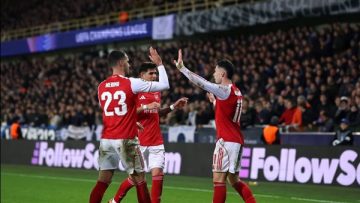 عاجل.. آرسنال يُحقق انتصارًا كبيرًا على كلوب بروج بثلاثية نظيفة ويعتلي صدارة مجموعته