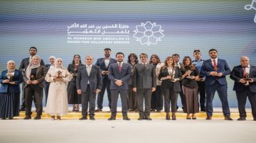 عاجل.. ولي العهد يكرّم الفائزين بجائزة الحسين للعمل التطوعي في دورتها الثالثة