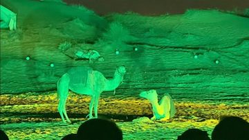 عاجل.. العرض القطرى ليلى ومئة ليلة.. صراع العشق والقدر فى مهرجان المسرح الصحراوى