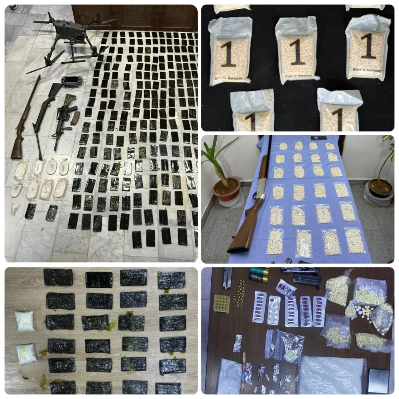 عاجل.. الأمن العام يضبط عصابة إقليمية لتهريب المخدرات