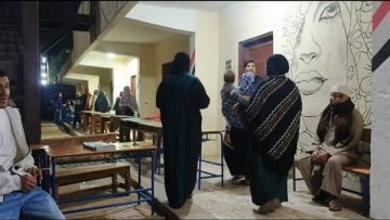 عاجل.. توافد ملحوظ للسيدات على مدرسة النائب مصطفى الهواري الإعدادية بنات بترسا في سنورس بالفيوم