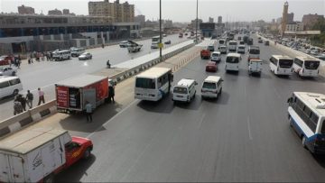 عاجل.. مرور القاهرة يعيد فتح مخرج جمال عبد الناصر بعد تركيب كوبري المشاة