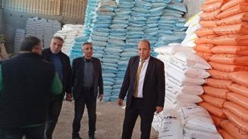 عاجل.. «الزراعة» تضبط مخزنًا غير مرخص لتهريب الأسمدة المدعمة بالمحلة الكبرى