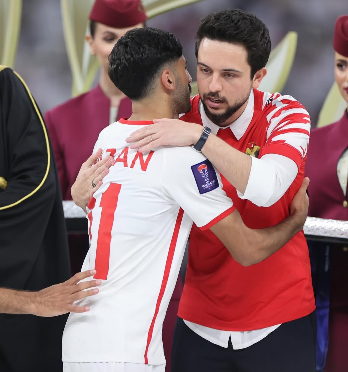 عاجل.. عاجل| ولي العهد يطمئن على صحة يزن النعيمات بعد إصابته في كأس العرب