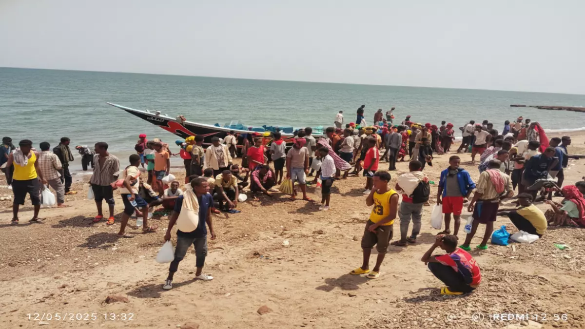 عاجل.. عاجل: 17 ألف مهاجر أفريقي يدخلون اليمن خلال شهر واحد… تقرير أممي يكشف مسارات الرحلة الخطيرة!