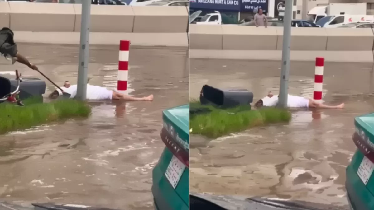 عاجل.. مأساة جدة: لحظات مرعبة تكشف خطر عمود الإنارة القاتل… فيديو صادم يوثق النهاية المؤلمة!