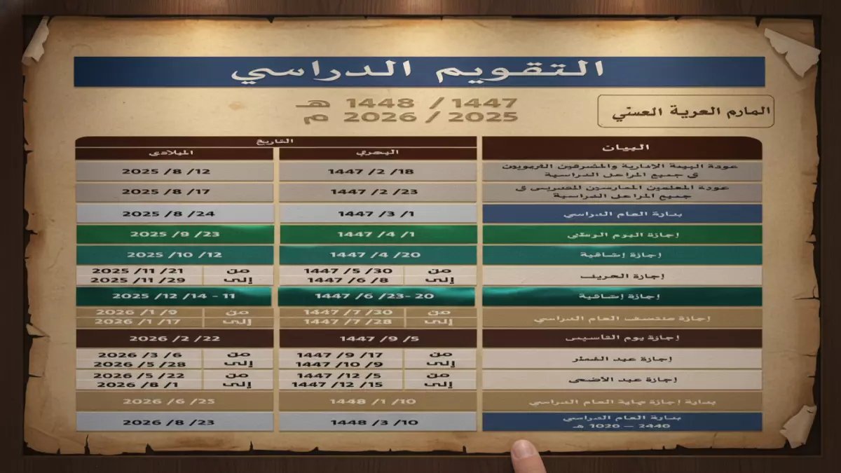 عاجل.. عاجل: 11 يوماً دراسة فقط في رمضان و5 إجازات طويلة… هل ينقذ أم يدمر مستقبل 6 ملايين طفل سعودي؟