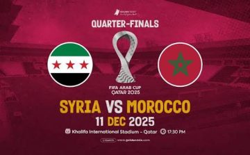 يلا شوت أسود الأطلس.. مشاهدة مباراة المغرب وسوريا بث مباشر اليوم في كأس العرب