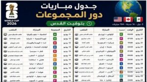 انطلاق العد التنازلي مع خريطة جدول كأس العالم 2026.. تعرف عليه