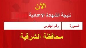 بالاسم ورقم الجلوس.. نتيجة الشهادة الإعدادية بالشرقية فور ظهورها