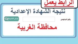 بالاسم ورقم الجلوس.. نتيجة الشهادة الإعدادية بالغربية 2026.. اعرف جبت كام