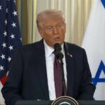 ترامب: الحصار أجبر إيران على التفاوض.. ومدمراتنا رافقت السفن سرًا فى «هرمز»