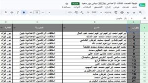 رسميًا بالاسم ورقم الجلوس.. نتيجة الشهادة الإعدادية 2026 بمحافظة بورسعيد ظهرت الآن