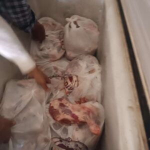 ضبط طن ونصف أسماك فاسدة وكميات من اللحوم والدواجن مجهولة المصدر