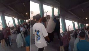 عاجل.. الاعتداء على الصحفي محمود علي وتمزيق ملابسه بموقف السلام على يد
