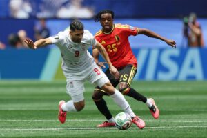 مجموعة مصر.. بث مباشر مباراة بلجيكا وإيران 0-0 في كأس العالم 2026
