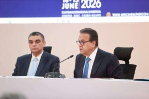 وزير الصحة يشارك في جلسة حوارية حول “ربط القارات وتحويل السياحة الصحية” ضمن فعاليات Africa Health ExCon 2026