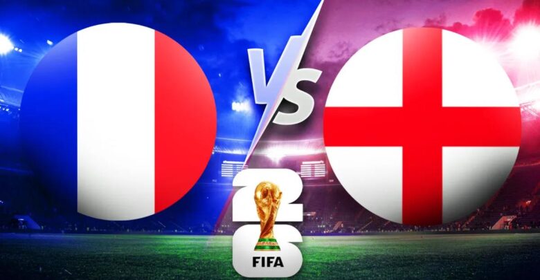 القنوات الناقلة لمباراة إنجلترا وفرنسا اليوم في كأس العالم