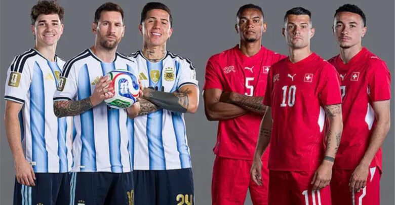 القنوات الناقلة لمباراة الأرجنتين وسويسرا اليوم في كأس العالم