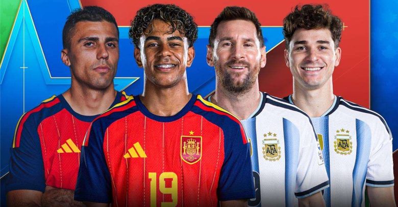 بث مباشر مباراة الأرجنتين وإسبانيا 0-0 في نهائي كأس العالم 2026 بجودة عالية بدون تقطيع