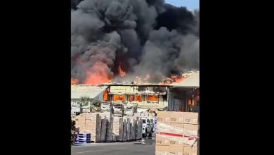 حريق هائل في إسرائيل وتسرب مواد خطيرة بينها الأمونيا.. فيديو