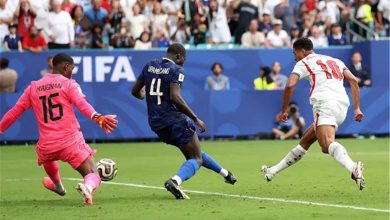 رجل مباراة إنجلترا وفرنسا في كأس العالم
