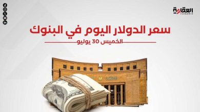 سعر صرف الدولار في البنوك المصرية اليوم الخميس 30 يوليو 2026