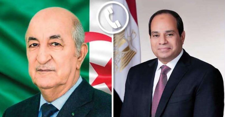 عاجل.. السيسي يجري اتصالا بنظيره الجزائري