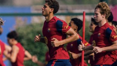 في الظهور الأول مع الكبار.. حمزة عبد الكريم يسجل هدف برشلونة الثاني أمام يوروبا