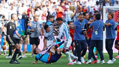 فيديو | تفاصيل اعتداء لاعبي الأرجنتين على إسبانيا في نهائي كأس العالم