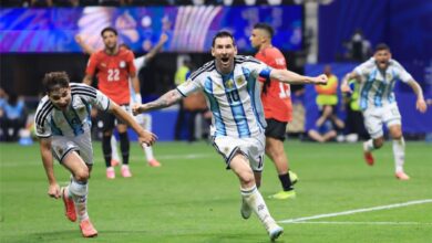 فيديو | في 5 دقائق.. روميرو وميسي يسجلان هدفين  لـ الأرجنتين أمام مصر