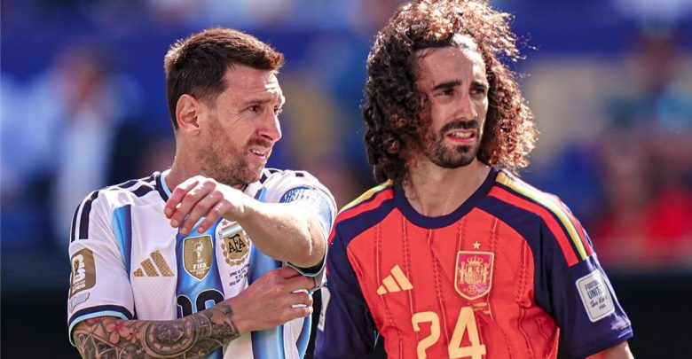 كوكوريلا يسخر من ميسي بعد فوز إسبانيا على الأرجنتين في نهائي كأس العالم