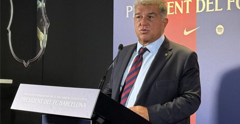 لابورتا يحدد موعد إعلان صفقة برشلونة الجديدة.. ويؤكد: فخور بأبطال العالم