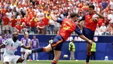 لقطة ماتش اسبانيا وبلجيكا تشعل الجدل وقانون IFAB يحسم القرار