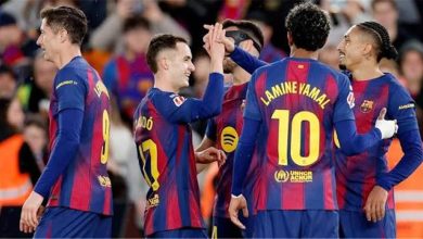 نجم برشلونة يعود إلى التدريبات بعد تعافيه من الإصابة