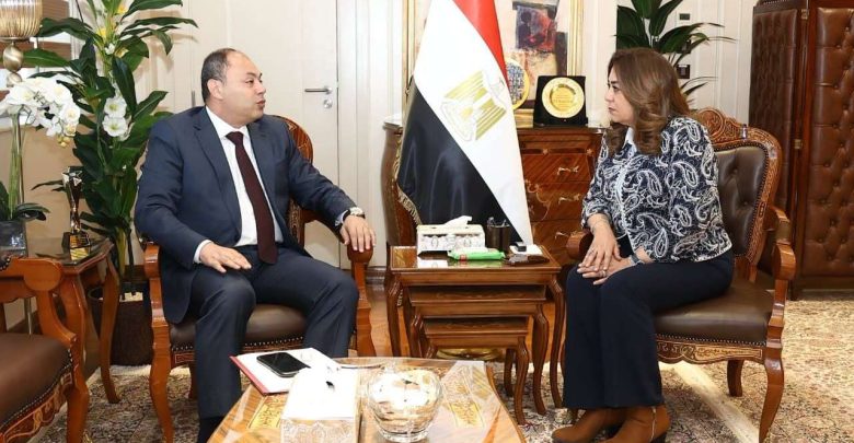 وزيرة التنمية المحلية والبيئة تتابع مع رئيس هيئة تنمية الصعيد المشروعات التنموية الجارية