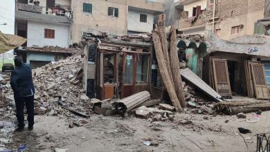 إخلاء فوري لعقار بالإسكندرية وقطع المرافق عقب انهيار أجزاء منه بعد الهزة الأرضية