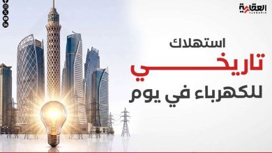 استهلاك تاريخي للكهرباء في يوم