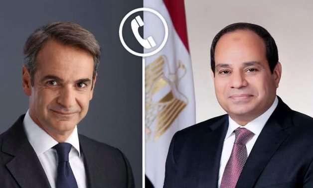 الرئيس السيسي لرئيس وزراء اليونان: مصر مستعدة لتقديم مختلف أوجه الدعم لمساندتكم في احتواء الحرائق