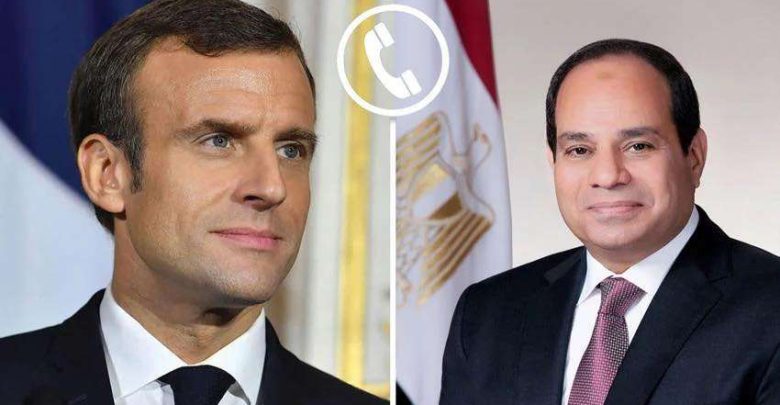 الرئيس السيسي يعزي نظيره الفرنسي في ضحايا الحرائق