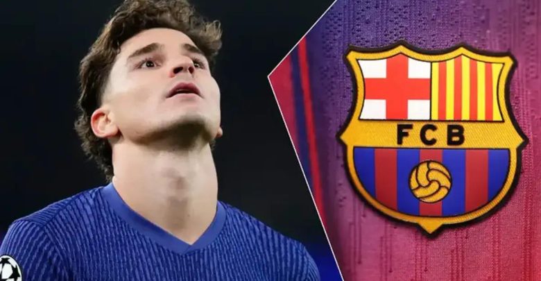 برشلونة يتخذ خطوة جديدة لحسم تعاقده مع جوليان ألفاريز