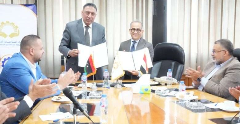 بروتوكول مصري ليبي لدعم التعاون والتكامل الصناعي بين البلدين