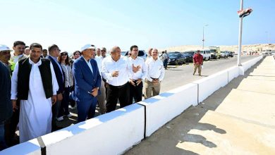 رئيس الوزراء يفتتح كوبري روميل بعد تطويره في مطروح