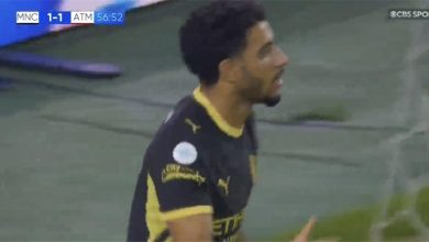 فيديو | في دقيقتين.. عمر مرموش يسجل هدفين لـ مانشستر سيتي أمام أتلتيكو مدريد