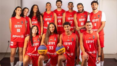 مواعيد مباريات منتخبي مصر في دوري الأمم للشباب لكرة السلة 3×3