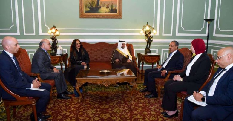 وزير الخارجية يستقبل رئيس مجلس إدارة المصرف العربي للتنمية الاقتصادية في أفريقيا